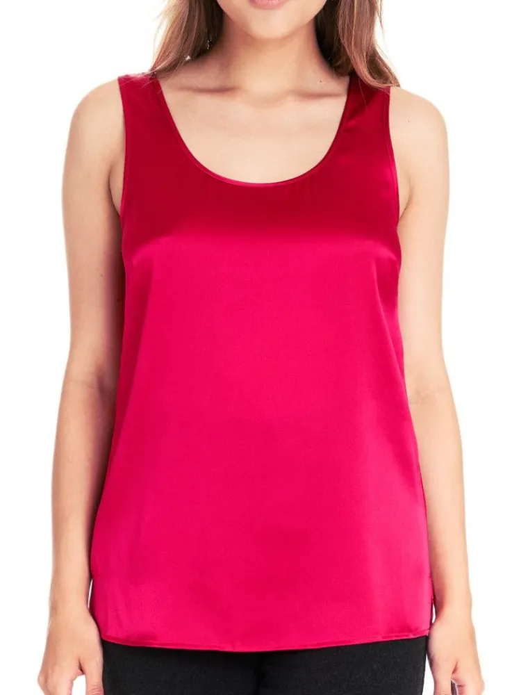 Camisole (Breite Träger)|Alle Lingerie Tops^Gattina Seide Camisole Top SEDUZIONE DI SETA einfarbig