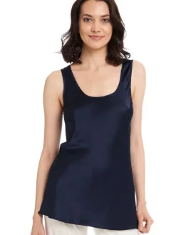Camisole (Breite Träger)|Alle Lingerie Tops^Gattina Seide Camisole Top SEDUZIONE DI SETA einfarbig
