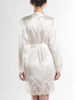 Morgenmantel Kurz|Morgenmantel Aus Satin^Aubade Seide Kimono TOI MON AMOUR von