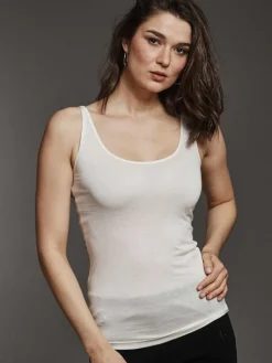 Camisole (Breite Träger)|Mit Jersey & Wirkseide^Kokon Zwo Seide mit Bio-Baumwolle kbA TRÄGERTOP Basic von
