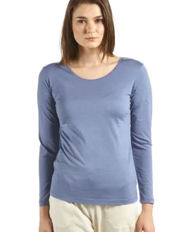 Shirts Mit Seide|Langarm^Kokon Zwo Seide mit Bio-Baumwolle kbA LANGARM SHIRT Basic