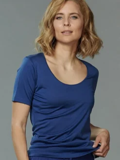 T-Shirt|Shirts Mit Seide^Kokon Zwo Seide mit Bio-Baumwolle kbA T-Shirt viele Farben