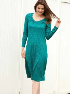 Seiden Basics|Seide Sleepshirt^Kokon Zwo Seide mit Bio-Baumwolle LANGARM NACHTHEMD