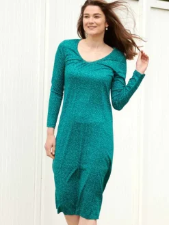 Seiden Basics|Seide Sleepshirt^Kokon Zwo Seide mit Bio-Baumwolle LANGARM NACHTHEMD von