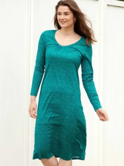 Seiden Basics|Seide Sleepshirt^Kokon Zwo Seide mit Bio-Baumwolle LANGARM NACHTHEMD von