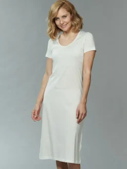 Seiden Basics|Seide Sleepshirt^Kokon Zwo Seide mit Bio-Baumwolle NACHTHEMD von