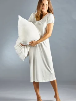Seiden Basics|Seide Sleepshirt^Kokon Zwo Seide mit Bio-Baumwolle NACHTHEMD feminin von