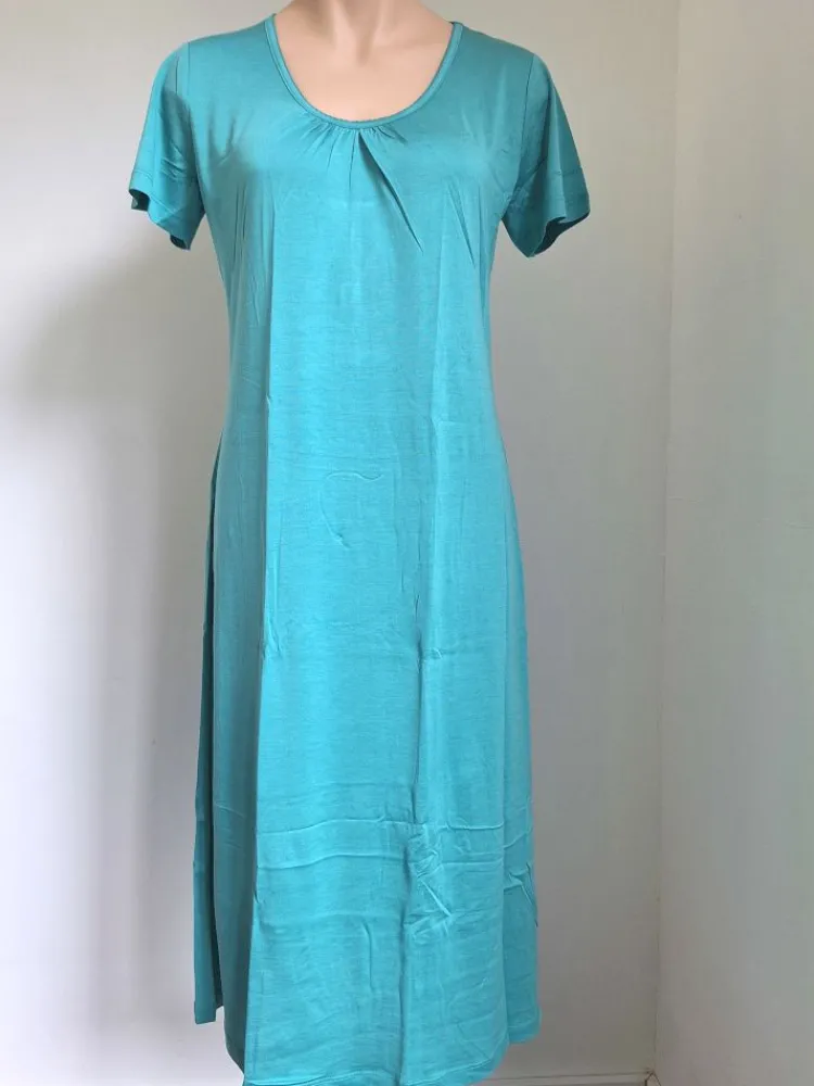 Seiden Basics|Seide Sleepshirt^Kokon Zwo Seide mit Bio-Baumwolle NACHTHEMD Kurzarm von