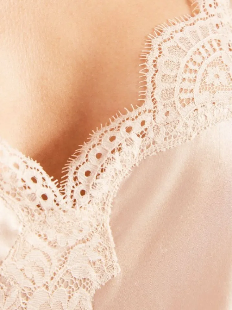 Tops Mit Spitze|Alle Lingerie Tops^Aubade Seide mit Spitze Top SOIE D´AMOUR von