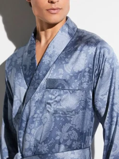 Seide Morgenmäntel^Zimmerli Seide Morgenmantel Herren SILK NIGHTWEAR 6000 von