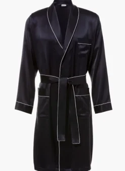 Seide Morgenmäntel^Zimmerli Seide Morgenmantel Herren SILK NIGHTWEAR 6000 von