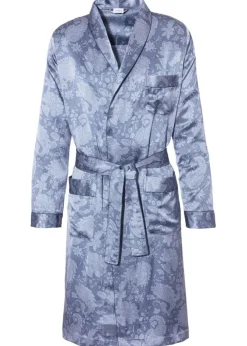 Seide Morgenmäntel^Zimmerli Seide Morgenmantel Herren SILK NIGHTWEAR 6000 knielang von