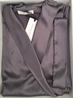 Morgenmantel Kurz|Morgenmantel Aus Satin^Chiara Fiorini Seide Morgenmantel kurz SETA No. 8 uni von