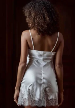 Alle Negligés|Seidenneglige^Marjolaine Seide Negligé BACCARAT Calais Spitze von