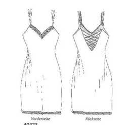 Alle Negligés|Seidenneglige^Gattina Seide Negligé SAKHALI von mit Spitze rot oder schwarz mit schwarzer Spitze