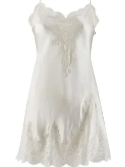 Alle Negligés^Aubade Seide Negligé SOIE D´AMOUR mit Spitze von