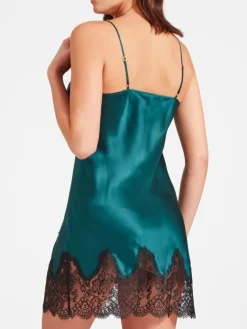 Alle Negligés|Seidenneglige^Aubade Seide Negligé TOI MON AMOUR klassische Farben von