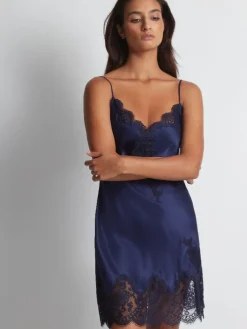 Alle Negligés|Seidenneglige^Aubade Seide Negligé TOI MON AMOUR viele Farben von