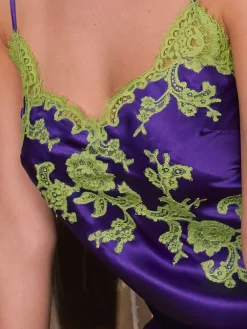 Alle Negligés|Seidennachthemd^Marjolaine Seide Neglige GEMMA No. 4 kurz