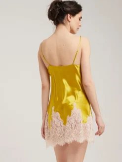 Alle Negligés|Seidenneglige^Vivis Seide Neglige kurz LILLIAN von