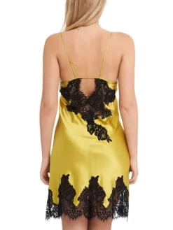 Alle Negligés|Unterkleider Mit Spitze^Gattina Seide Neglige MAILIN Satin mit Spitze von