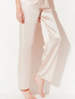 Mit Seidensatin|Alle Unterteile^Chiara Fiorini Seide Pyjamahose SETA No. 10 glatt von