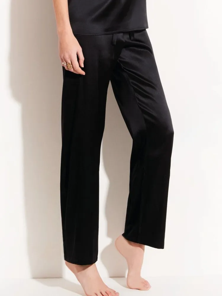 Mit Seidensatin|Alle Unterteile^Chiara Fiorini Seide Pyjamahose SETA No. 10 uni von