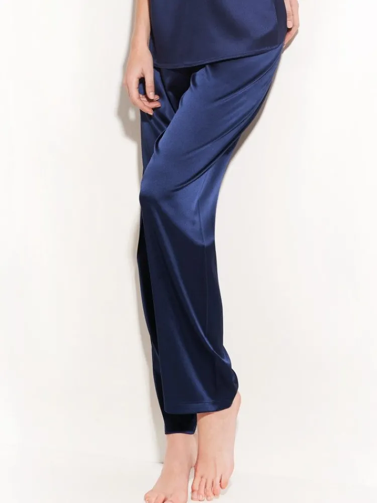 Mit Seidensatin|Alle Unterteile^Chiara Fiorini Seide Pyjamahose SETA No. 10 uni von
