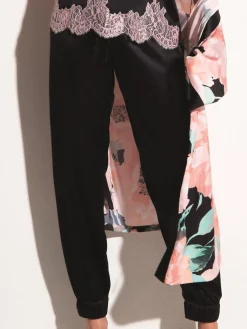 Mit Seidensatin|Alle Unterteile^Chiara Fiorini Seide Pyjamahose SETA No. 15 uni von