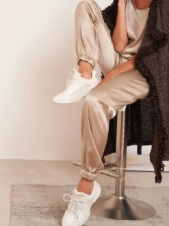 Mit Seidensatin|Alle Unterteile^Chiara Fiorini Seide Pyjamahose SETA No. 15 uni von