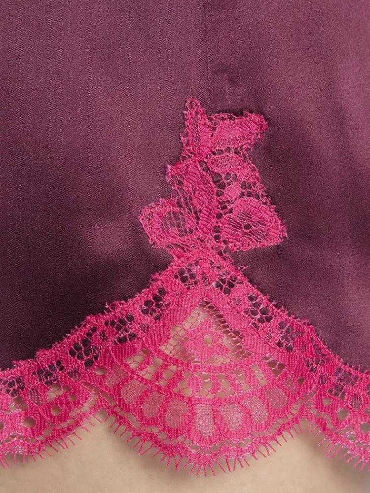 Mit Seidensatin|Alle Unterteile^Aubade Seide Shorts SOIE D´AMOUR mit Spitze