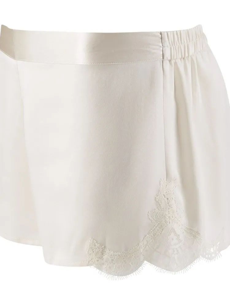 Mit Seidensatin|Alle Unterteile^Aubade Seide Shorts SOIE D´AMOUR mit Spitze