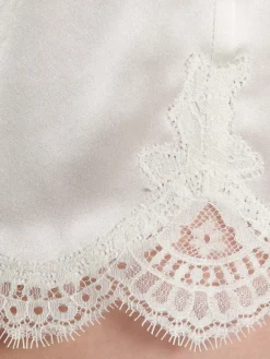 Mit Seidensatin|Alle Unterteile^Aubade Seide Shorts SOIE D´AMOUR mit Spitze
