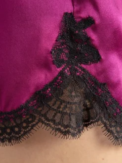 Mit Seidensatin|Alle Unterteile^Aubade Seide Shorts SOIE D´AMOUR mit Spitze