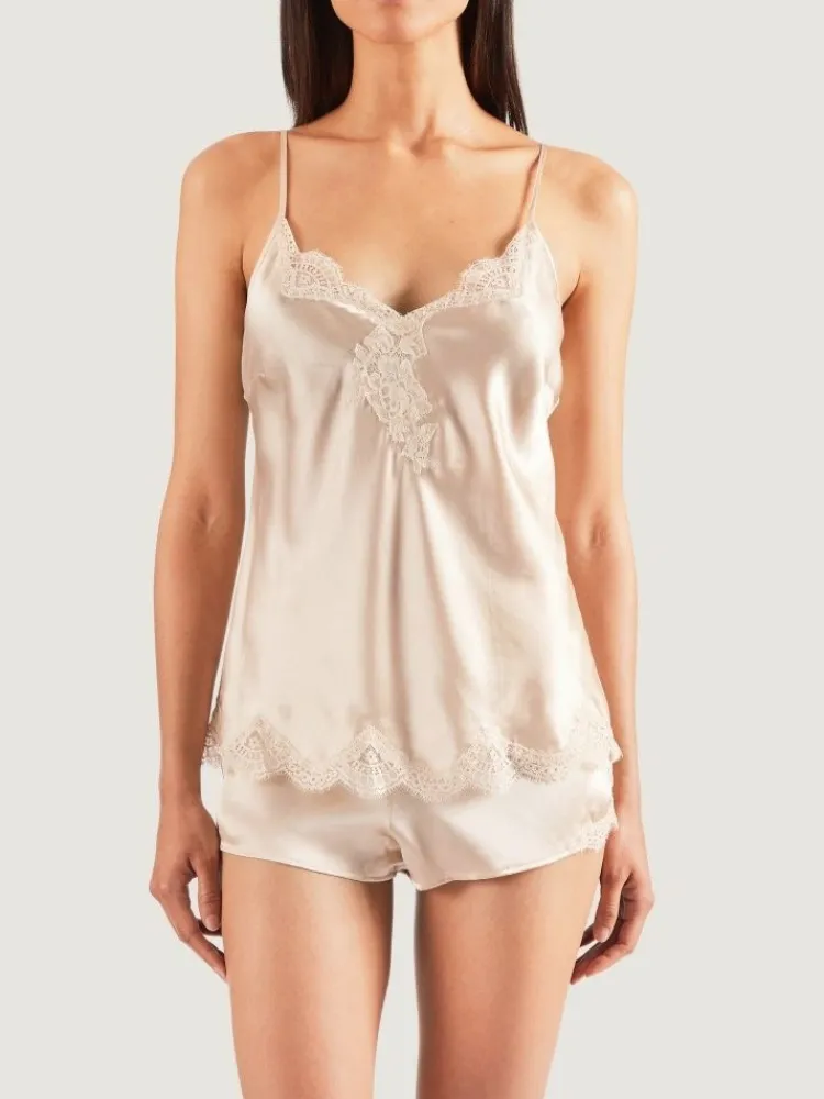 Mit Seidensatin|Alle Unterteile^Aubade Seide Shorts SOIE D´AMOUR mit Spitze