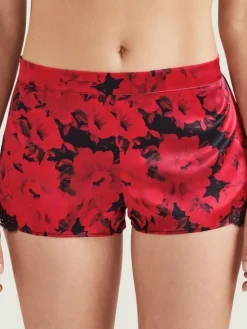 Alle Slips|Mit Seidensatin^Aubade Seide Shorts TOI MON AMOUR mit Print von
