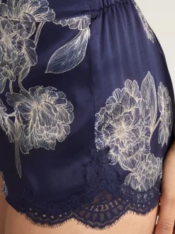 Alle Slips|Mit Seidensatin^Aubade Seide Shorts TOI MON AMOUR mit Print von