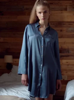 Seiden Basics|Seide Sleepshirt^Gattina Seide Sleepshirt SEDUZIONE DI SETA Satin von