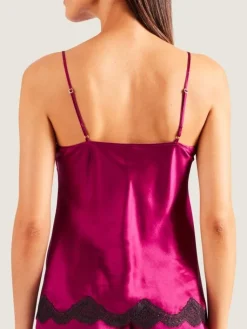 Tops Mit Spitze|Alle Lingerie Tops^Aubade Seide Top SOIE D´AMOUR mit Spitze von