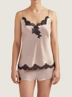 Tops Mit Spitze|Spaghettiträger Tops^Aubade Seide Top TOI MON AMOUR Satin von