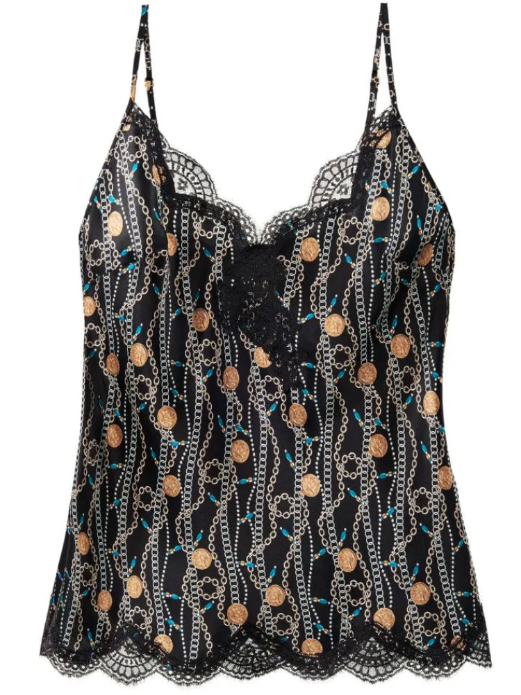 Spaghettiträger Tops|Tops Mit Spitze^Aubade Seide Top TOI MON AMOUR von