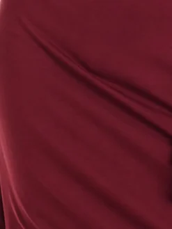 Seiden Basics|Seidennachthemd^Gattina Seide-Baumwolle Nachthemd BERGEN gewirkt von bordeaux-rot oder champagner-weiß