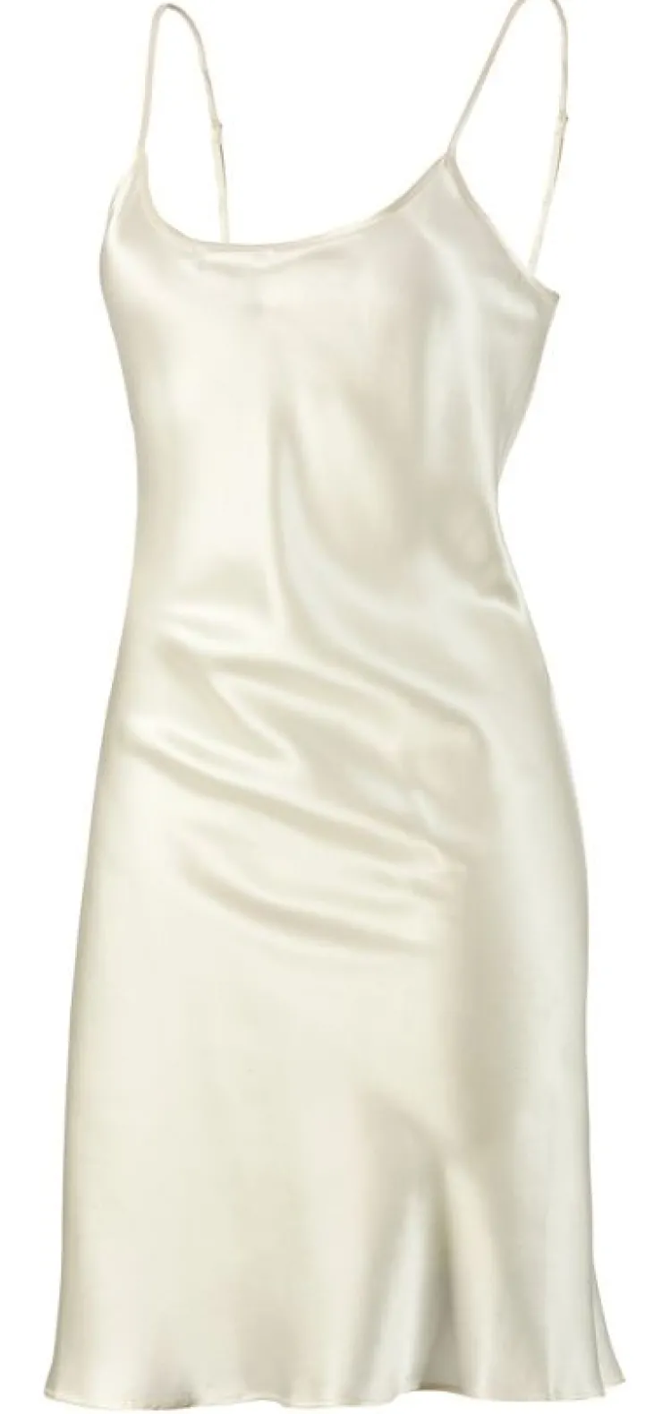 Seiden Basics|Seidennachthemd^Gattina Seide-Baumwolle Nachthemd SATIN knielang uni von