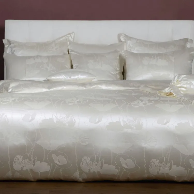 Seidenbettwäsche^Plauener Seidenweberei Seidenbettwäsche ADELE NATUR Seidenweber Collection natur (creme-weiß)