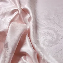 Seidenbettwäsche^Plauener Seidenweberei Seidenbettwäsche ELA ROSE MELANGE Seidenweber Collection zart rosa-meliert garngefärbt gewebt