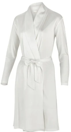 Morgenmantel Kurz|Morgenmantel Mit Seide^Nightdreams Seidenmix Kurz-Morgenmantel ADELAIDE uni von