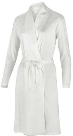 Morgenmantel Kurz|Morgenmantel Mit Seide^Nightdreams Seidenmix Kurz-Morgenmantel ADELAIDE glatt von