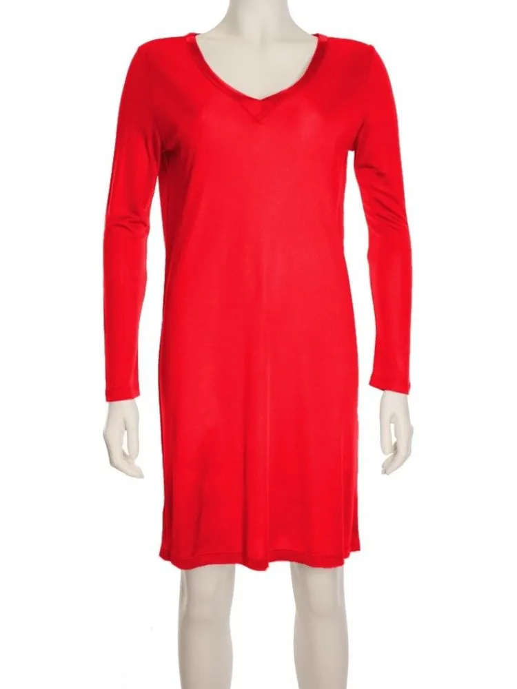 Seiden Basics|Seide Sleepshirt^Nightdreams Seidenmix Sleepshirt ADELAIDE glatt von