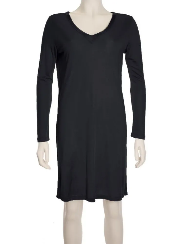 Seiden Basics|Seide Sleepshirt^Nightdreams Seidenmix Sleepshirt ADELAIDE glatt von