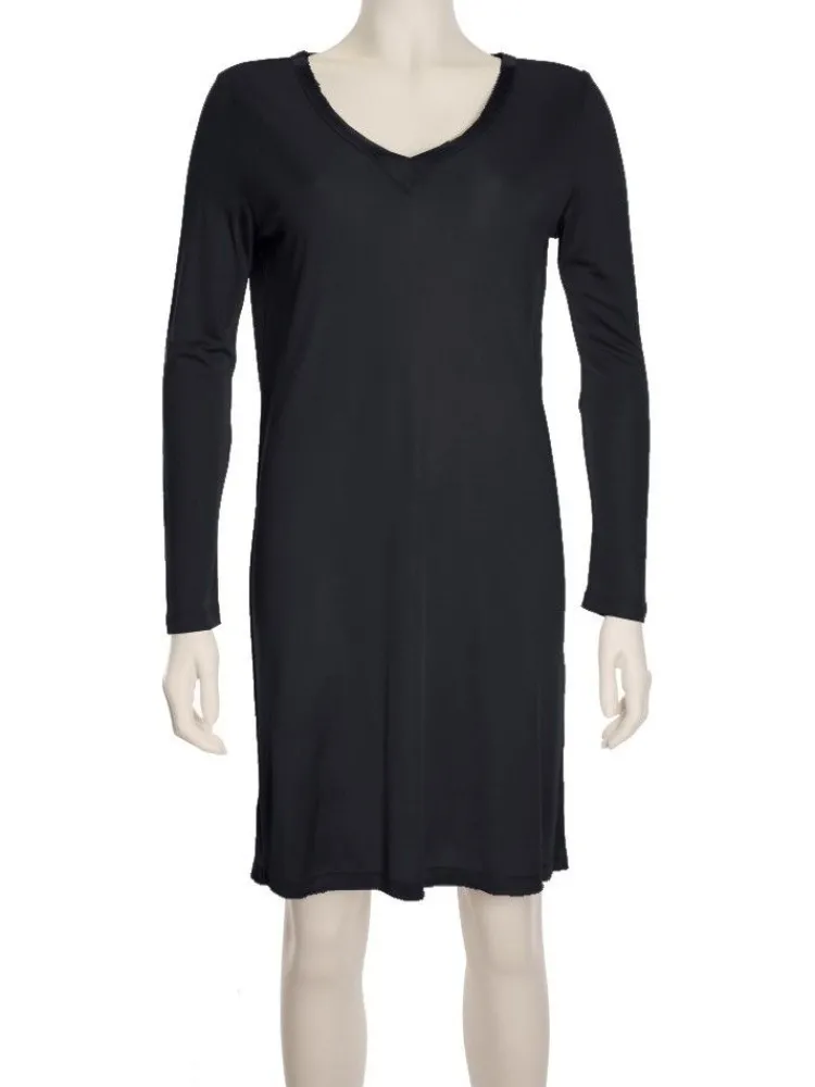 Seiden Basics|Seide Sleepshirt^Nightdreams Seidenmix Sleepshirt ADELAIDE glatt von